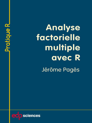 cover image of Analyse factorielle multiple avec R